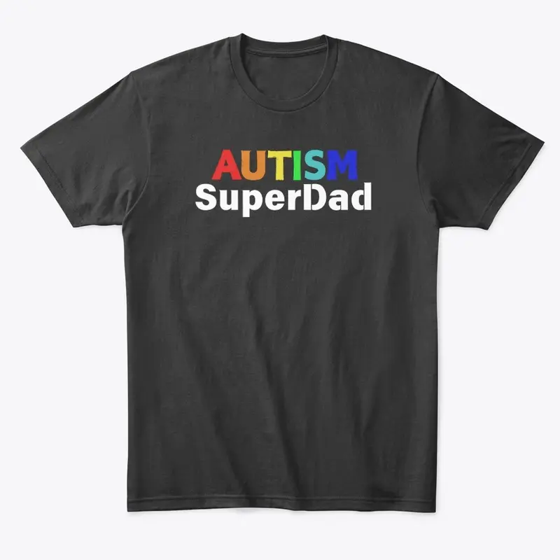 Autism Superdad (White)